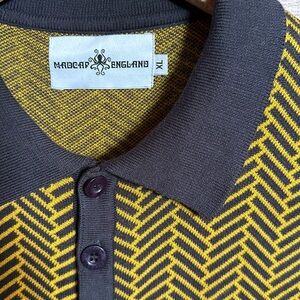 Vintage Madcap England Knit Men’s Button Down Short Sleeve
